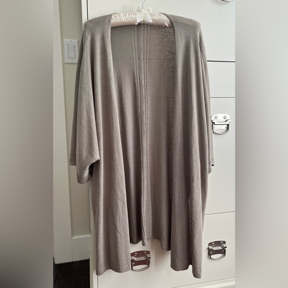 GENTLE FAWN Sage Green Open Cardigan